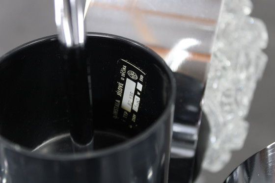 Image 1 of Lámpara de araña de cristal de la década de 1970, Checoslovaquia