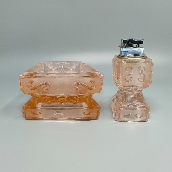 Image 1 of 1970s Stunning Smoking Set By Antonio Imperatore in Murano Glass. Made in Italy