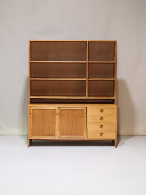 Hans J. Wegner bookcase oak Ry Møbler Danish