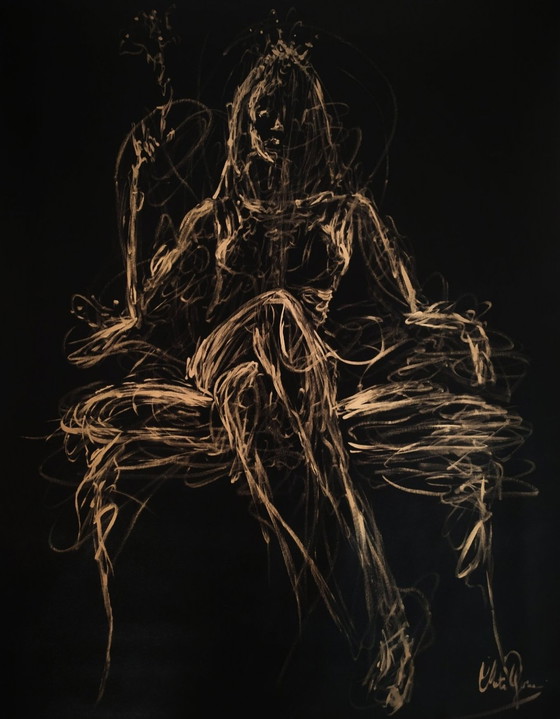 Image 1 of Walter Geraci - Smoking Woman (Gold Edictions)