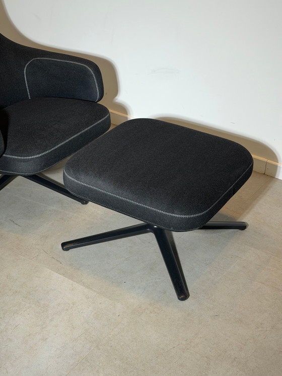 Vitra Repos loungestoel met voetenbank – Antonio Citterio – Verstelbare relaxstoel (photo 4 of 7)