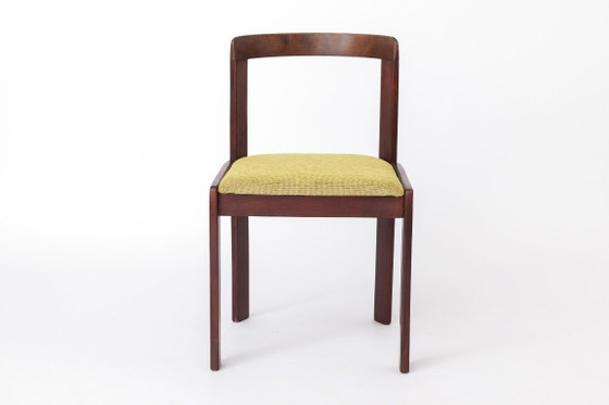 Set di 6 sedie da pranzo vintage Lübke, design tedesco anni '70, legno di faggio tinto, sedie di metà secolo (photo 2 of 12)