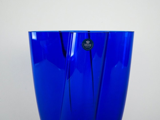 Image 1 of Cobalt vase, Danish design, 1980s, manufacturer: Royal Copenhagen