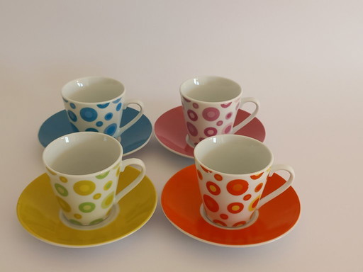 Tazas de espresso vintage, LBVYR, Yves Rocher