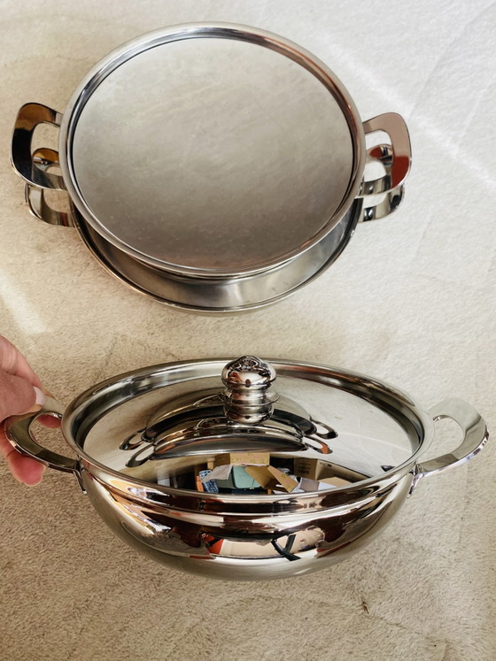 Image 1 of Ensemble de trois plats couverts vintage Gero Zilmeta