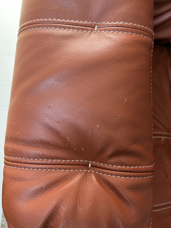 Image 1 of Vintage Coja lederen 3-zits
