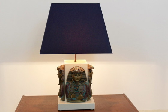 Esclusiva Lampada da tavolo Faraone Tutankhamon, Lampade da tavolo, Dorato (foto 9 di 11)