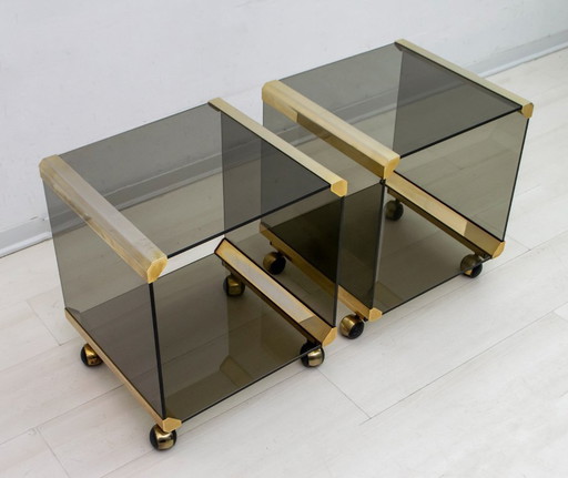 Pair of Pierangelo Galotti Italian Coffee Tables "George" for Galotti & Radice, 1970
