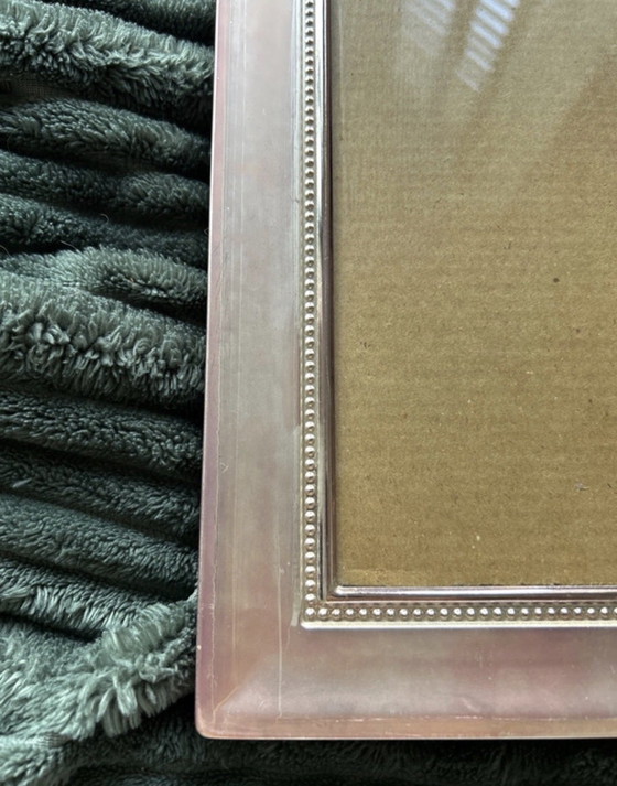 Image 1 of Vintage roze fotolijst 