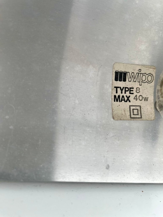 Image 1 of 2x Wipo wall light Denmark postmodern vintage 80s lamp wall lamp metal Danish design