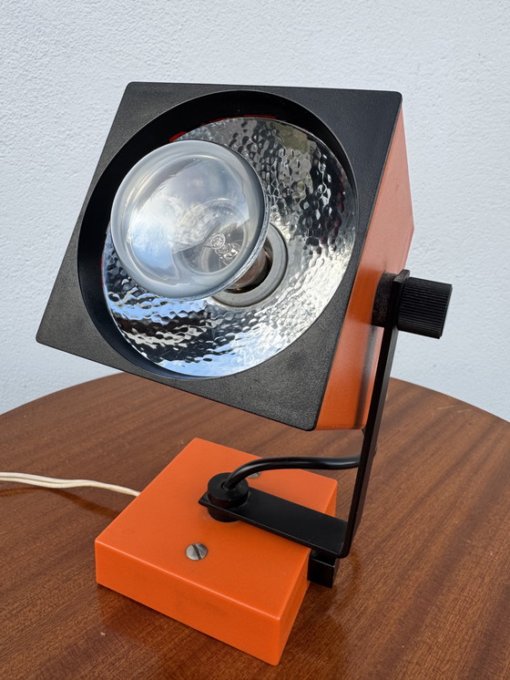 Image 1 of Lampada da parete arancione Philips degli anni '70