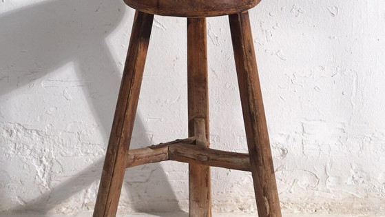 Antique handmade stool (c.1900) #18 (photo 3 of 16)