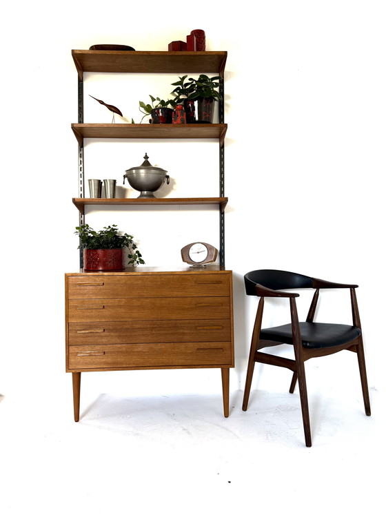 Image 1 of Parete attrezzata modulare vintage, Kai Kristiansen anni '60