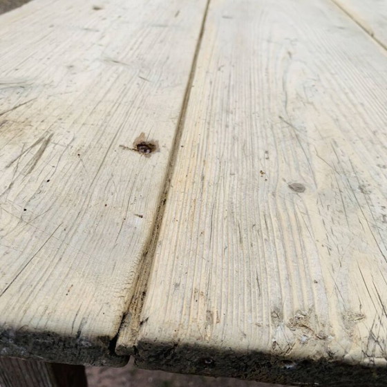 Image 1 of Ancienne Table de Ferme 1m60