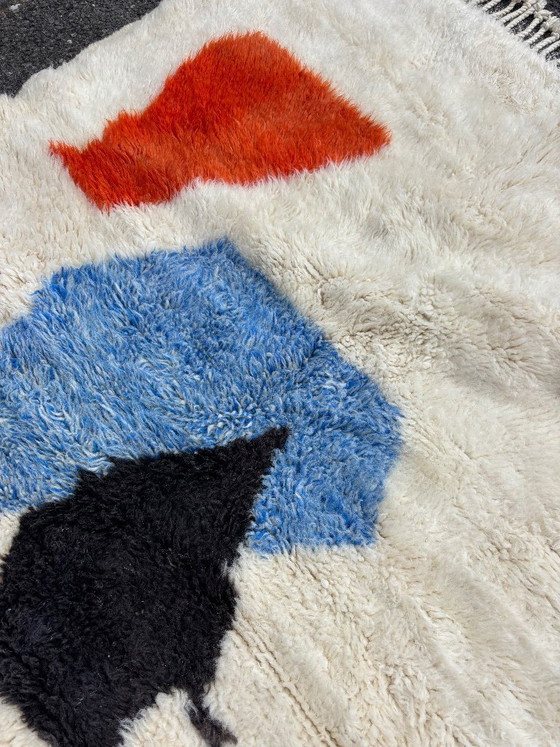 Image 1 of Colorful Moroccan Mrirt Wool Rug 170x180 cm – Handwoven Berber Carpet