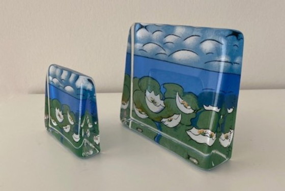 Image 1 of Iittala Helja Liukko Sundstrom 2 Decoratieve Objecten Waterlelies