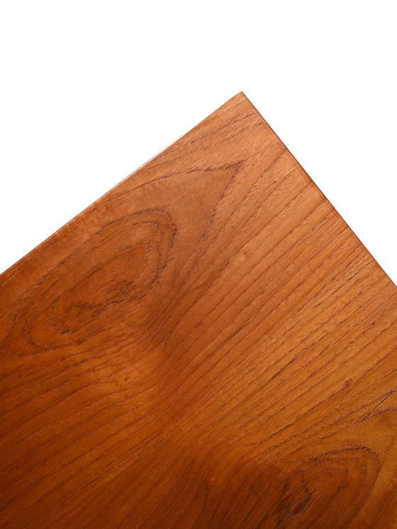 Image 1 of Table vintage en teck par ISA Bergamo avec rallonges à feuilles tombantes