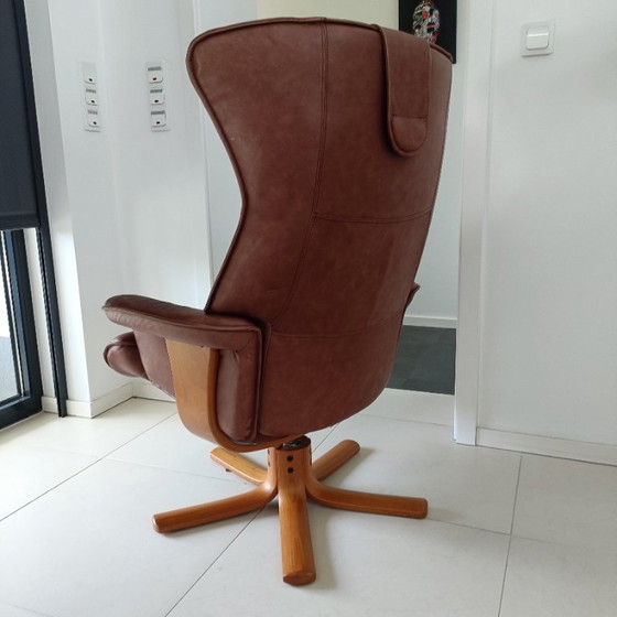 Hjellegjerde Draaifauteuil Eighties – Hjellebjerge, Draaistoelen, Leather, Metal (photo 5 of 14)