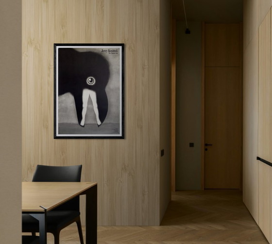 Image 1 of Geschilderde vogel – 1991 – Originele vintage Poolse poster van W. Rosocha | 98 × 68 cm | Polen