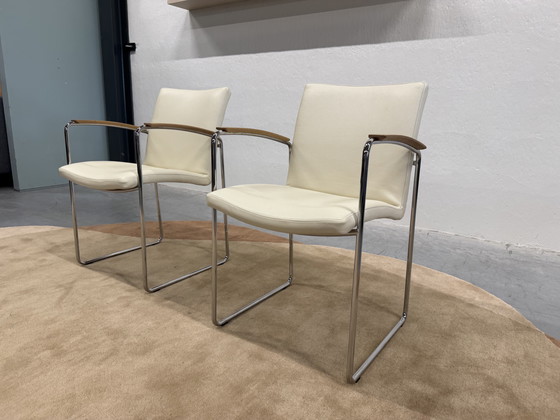 Image 1 of 2 Leolux Talos dining chairs Senso leather