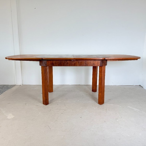 Ruscheweyh Design Dining Table – Extendable – Art Deco – Wood (photo 5 of 14)