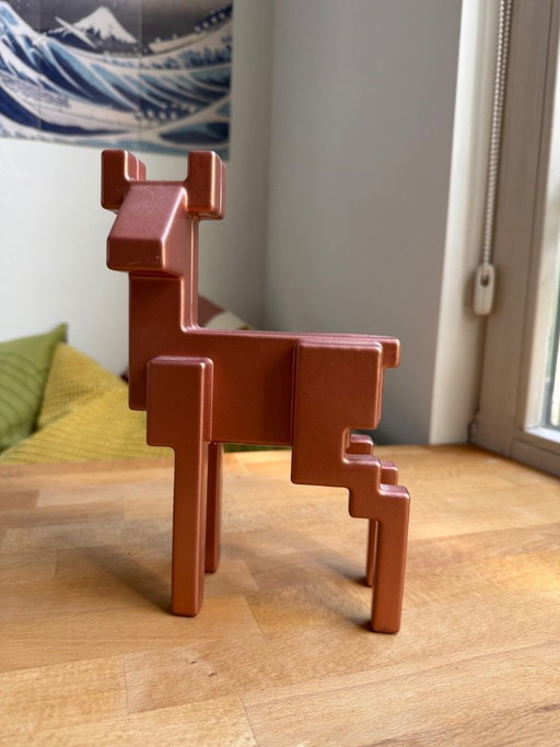IKEA Pixel Deer – Monika Mulder – alluminio verniciato – oggetto di design