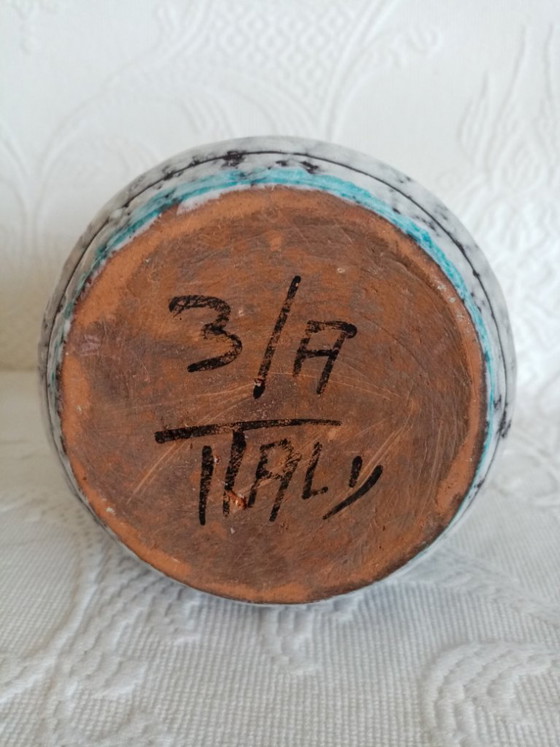 Image 1 of Italian ceramic vase Fratelli Fanciulacci 1960s (20.50cm) 