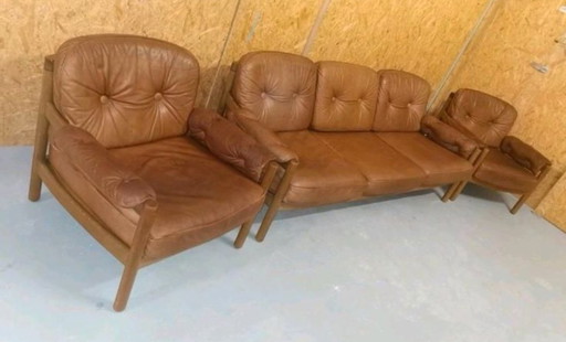Dänisch Design Sofa Garnitur 70er 