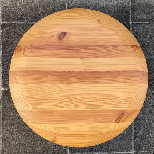 Vintage IKEA PS "Karljohan" Solid Wood Stool / Side Table - Christian Halleröd 1990s