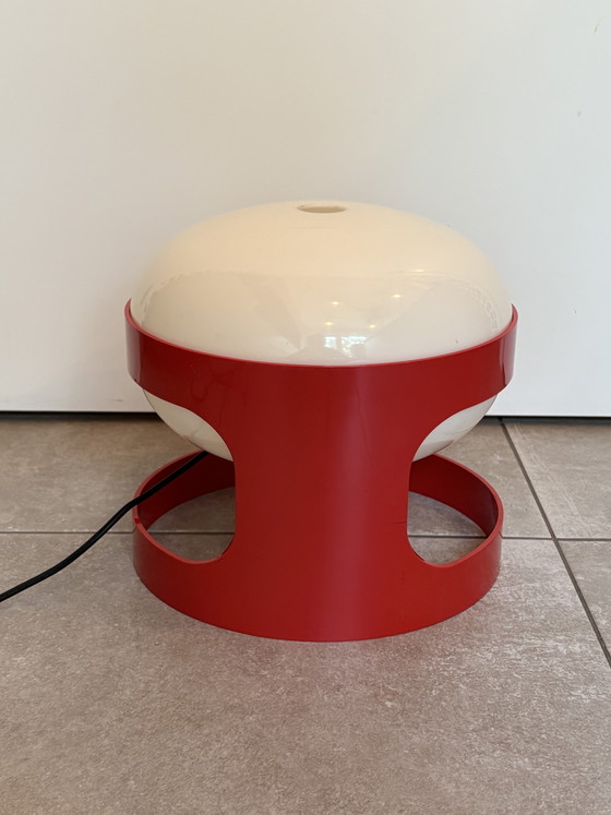 Image 1 of Lámpara de mesa Joe Colombo KD27 - Roja