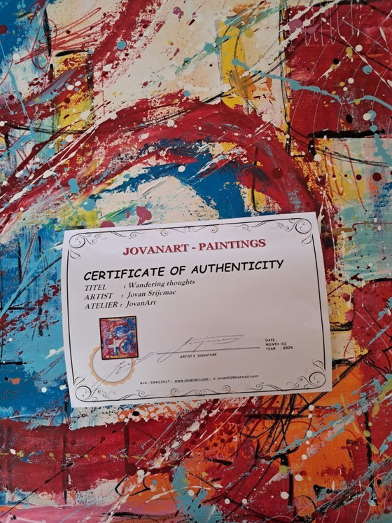 Image 1 of Jovan SRIJEMAC - Wandering Thoughts XXL - Toile d'artiste