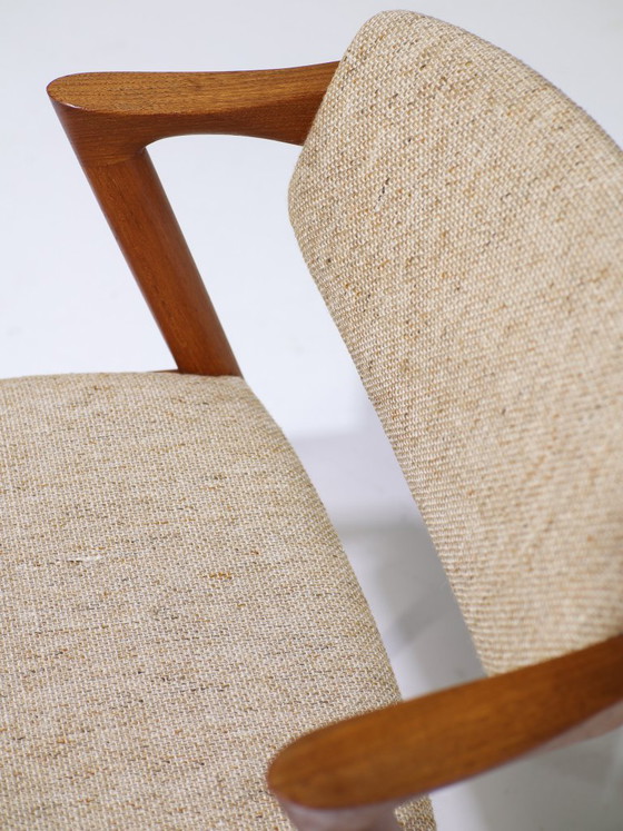 Image 1 of 6 sedie da pranzo Kai Kristiansen modello 42 in teak danese vintage