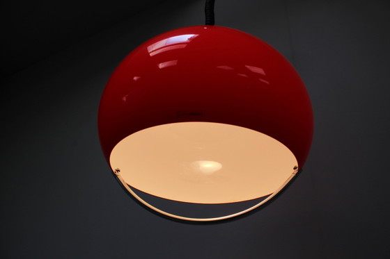 Image 1 of Mid Century Hanglamp van Meblo, Harvey Guzziny, 1970, Italië