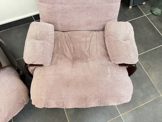 Image 1 of Een paar fauteuils uit de Roset Marsala-lijn.