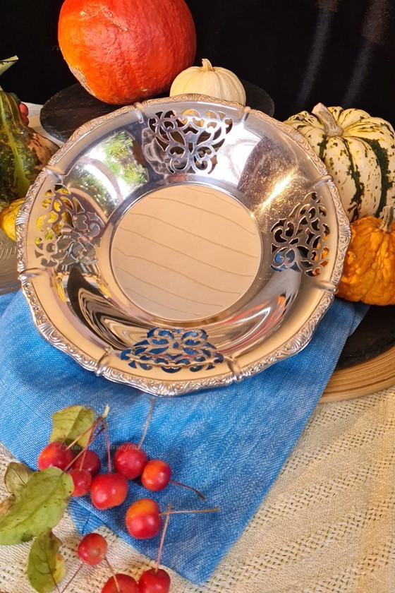 Image 1 of 1x Alessi classic bowl 18/10 stainless steel – bread basket