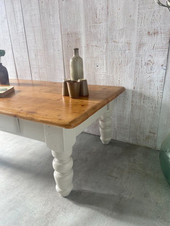 Image 1 of Vintage farmhouse coffee table
