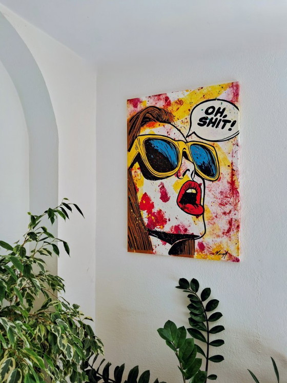 GONGAS - O Shit - Artist's Painting – Paintings & Drawings, Canvas (photo 10 of 17)
