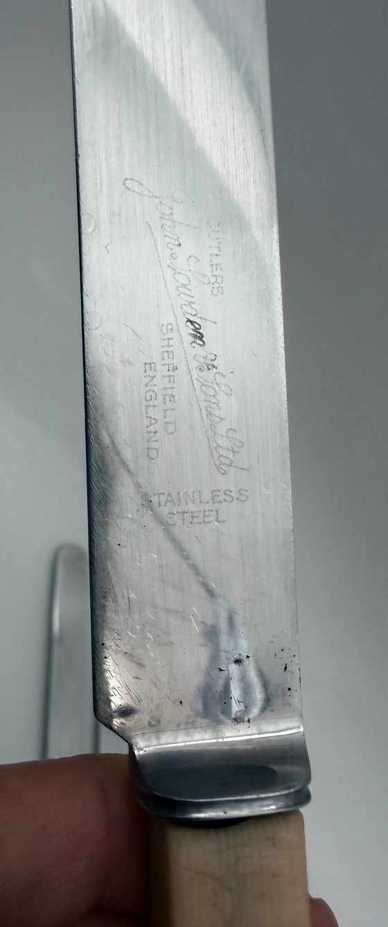 Set of 8 vintage table knives - John Louden & Sons (Sheffield) – Cutlery Sets, Metal (photo 9 of 9)