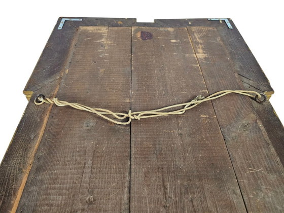 Image 1 of Art Deco - Tabernacle mirror - gilded - faceted glass - 19th century