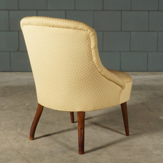 Set of Vintage Cocktail Armchairs – 1960s – Textile (photo 4 of 15)