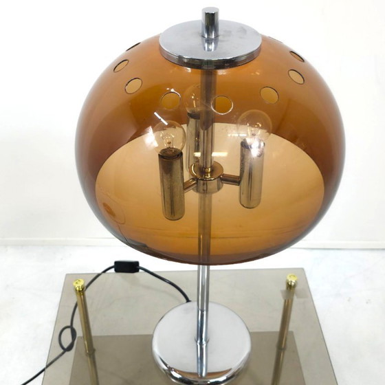 Image 1 of Lámpara de hongo de la era espacial, cromo de los años 60