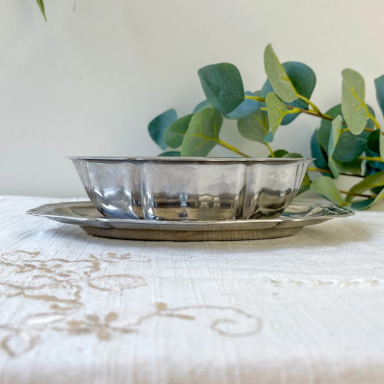 Guy Degrenne Vintage 70s Stainless Steel Gravy Boat – Crockery, Industrieel (photo 5 of 10)