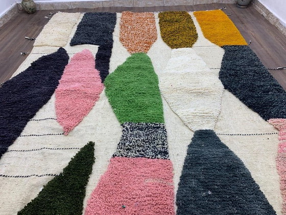 Alfombra marroquí de lana tejida a mano, hecha a medida, tamaño 200/300 cm. – Aime Té, Wool (photo 3 of 9)
