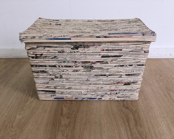 Handmade storage basket made of newspaper – Decorative Objects (photo 11 of 11)