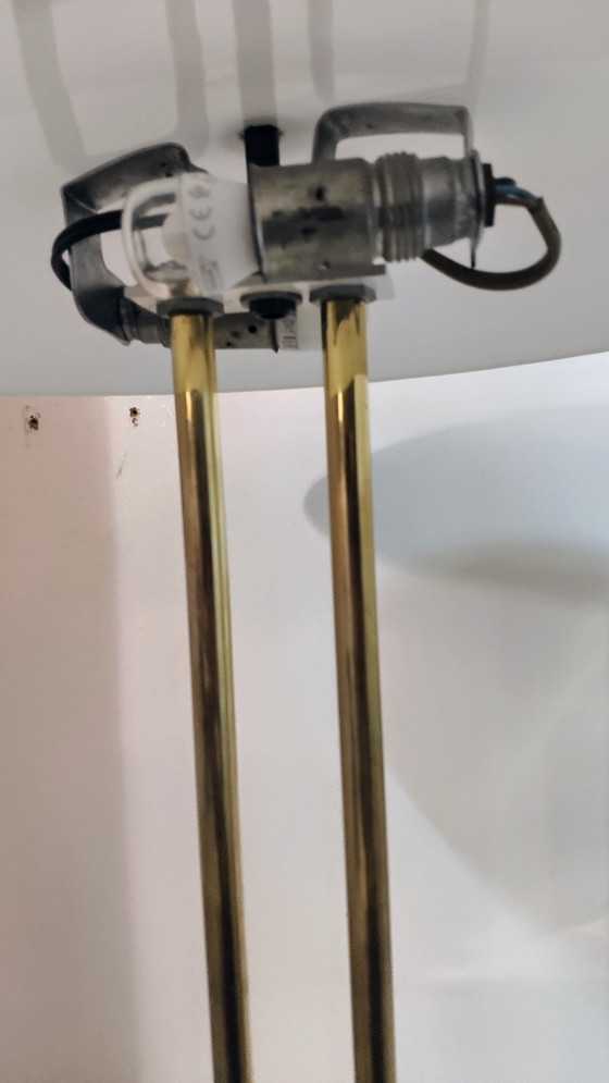 Image 1 of Mushroom Brass/Glass Jaren 70