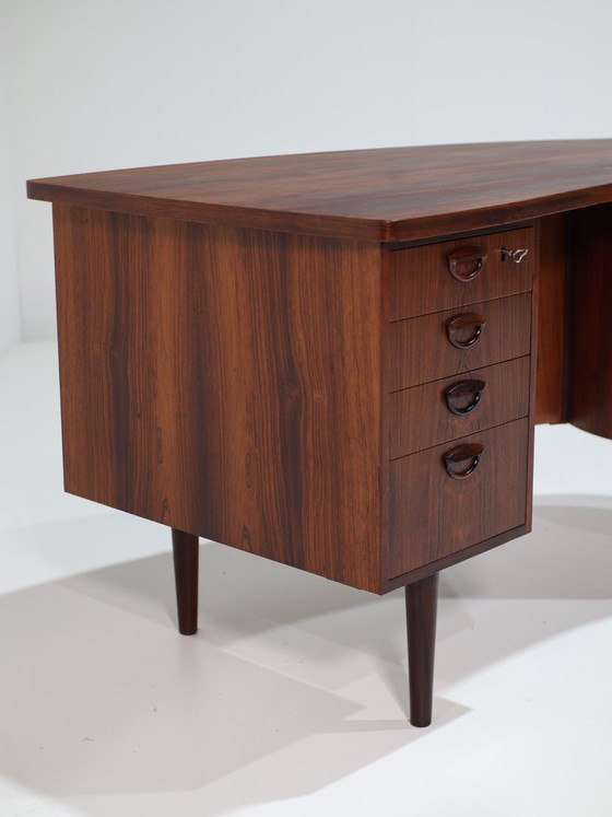Kai Kristiansen Schreibtisch mit Bar Modell 54 Kidney Palisander – Wood (photo 15 of 19)