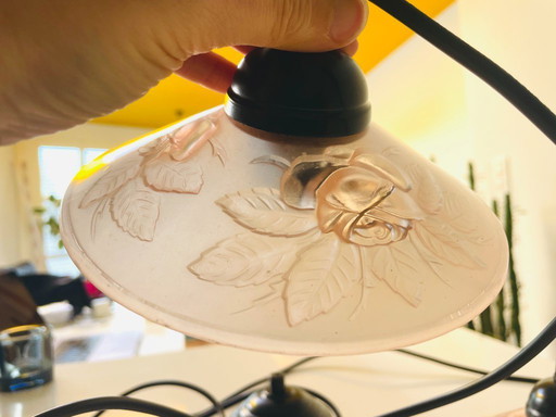 Ensemble de lampes Art déco signées Muller Frères Luneville (vers 1925)