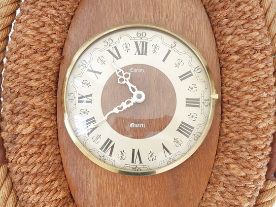 Image 1 of Reloj de pared Carrez Cord de DLG Audoux-Minet, años 70.