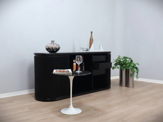 Image 1 of Vintage A'dammer gelamineerd dressoir van A. van den Nieuwelaar voor De Padova 1970