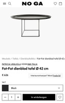 Tavolo Fat-Fat B&B Italia dell'era Y2K PATRICIA URQUIOLA 42cm